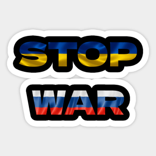 STOP WAR Sticker